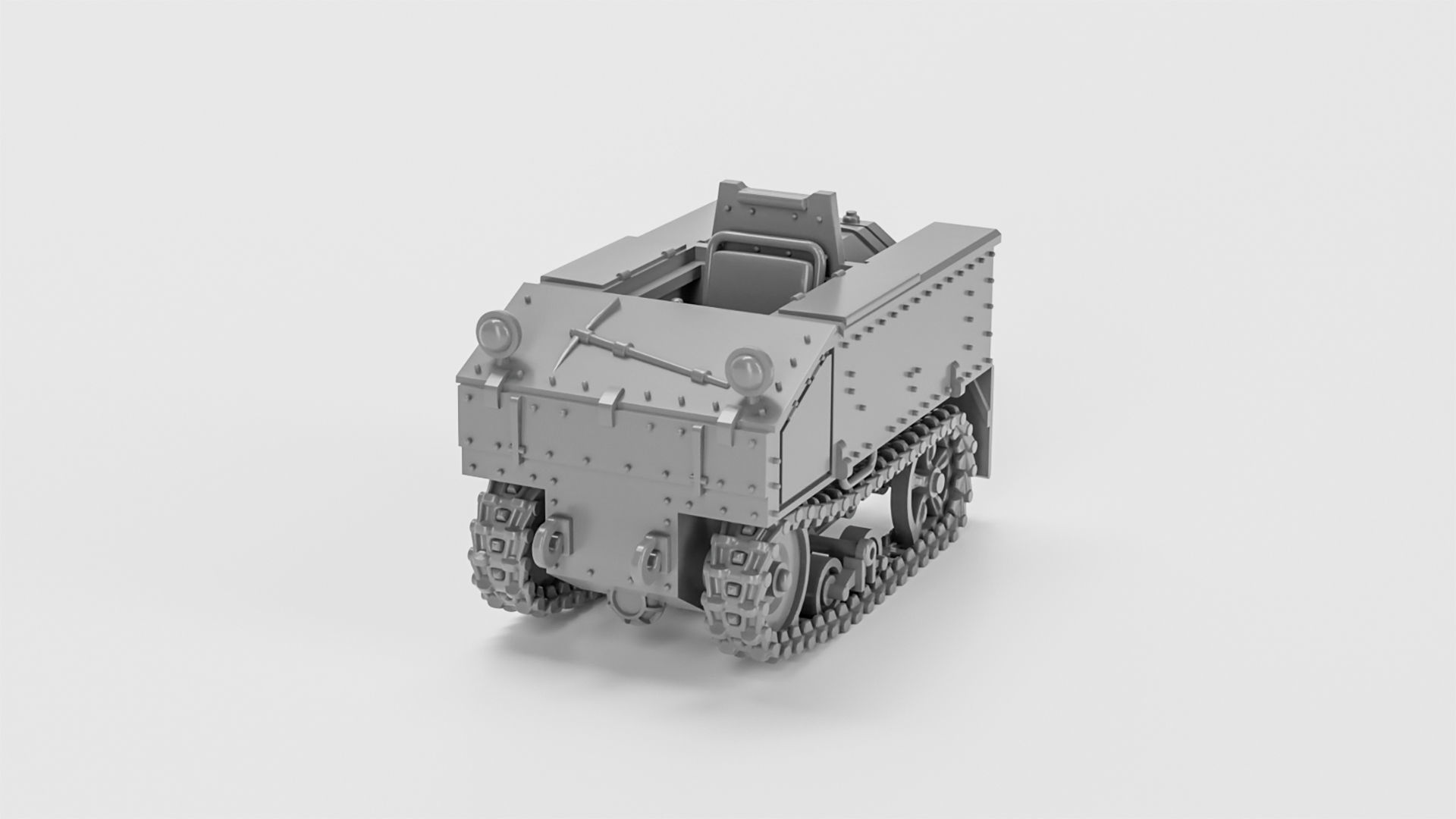 Artillerie Schlepper VA 601-B - Germany - WW2 3D print model_3
