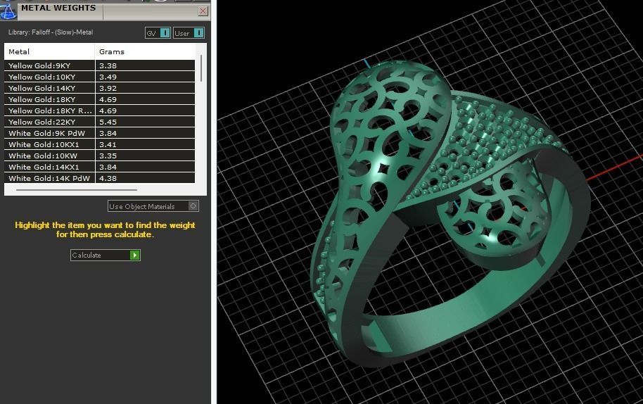 STL 3DM Women Ring Womens Ring Diamonds With Stone Model 3D print model_1