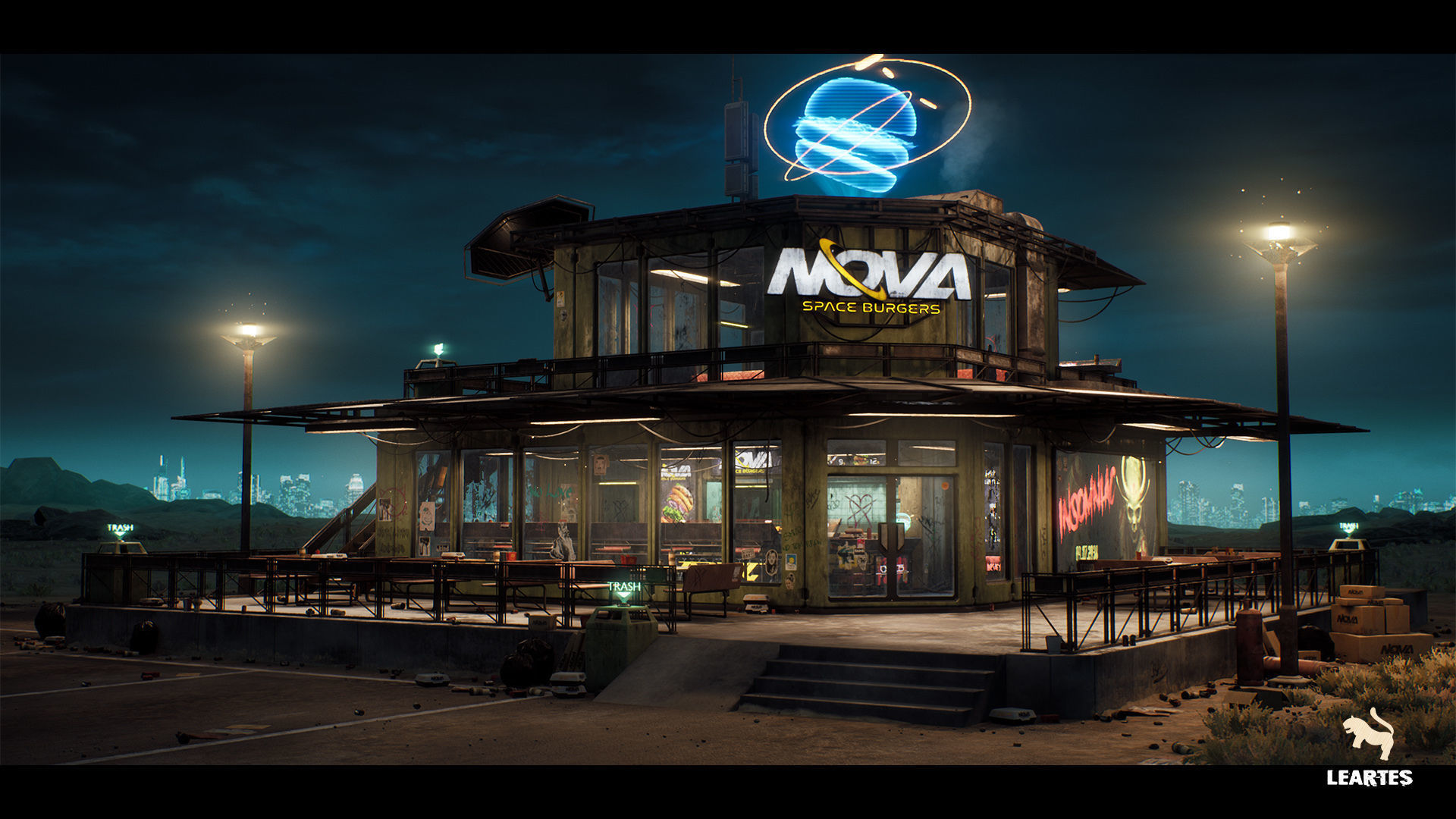 Cyberpunk Mega Bundle Vol1 Low-poly 3D model_7