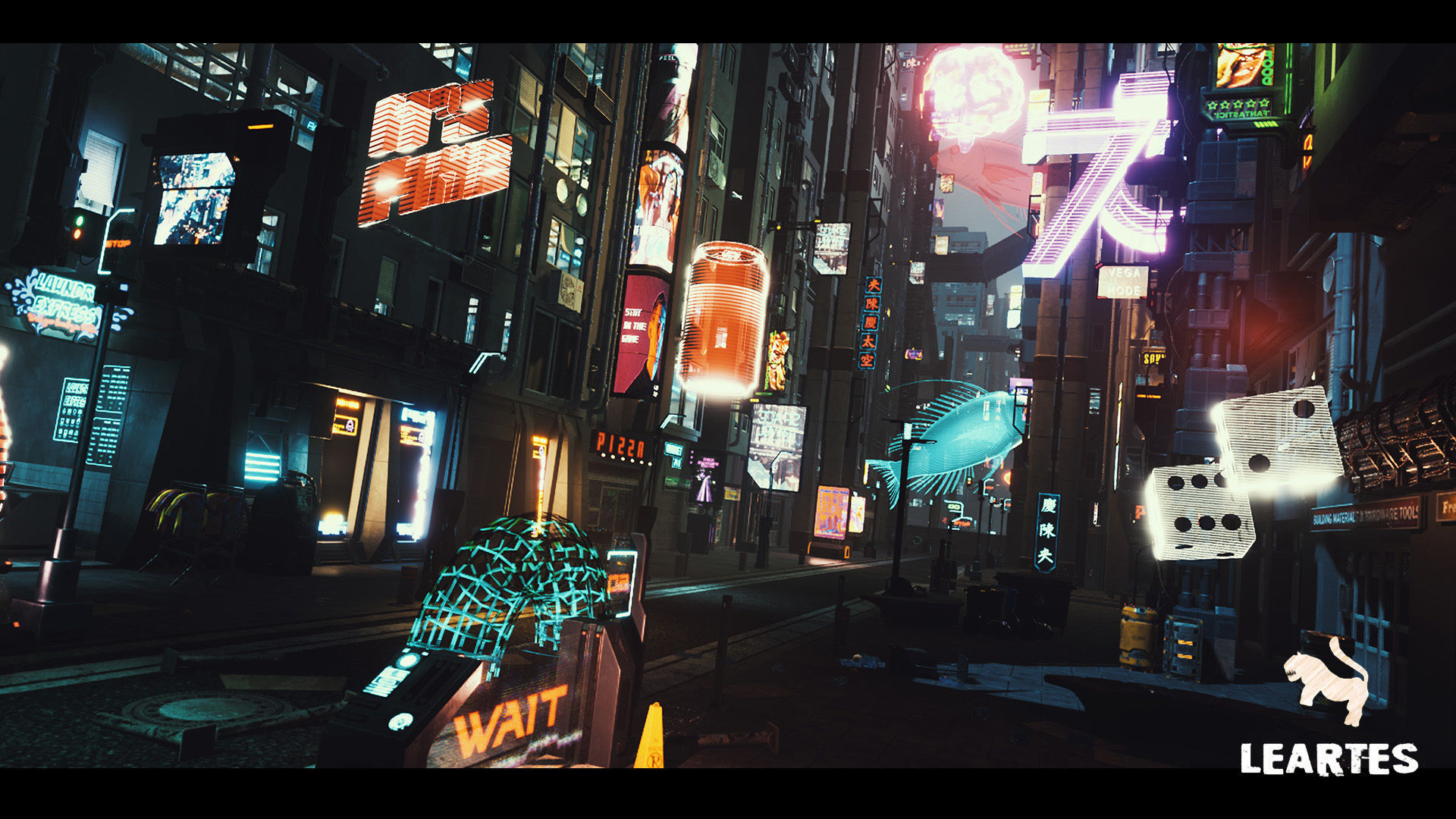 Cyberpunk Mega Bundle Vol1 Low-poly 3D model_15