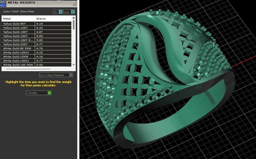 STL 3DM Women Ring Womens Ring Diamonds With Stone Model 3D print model_1