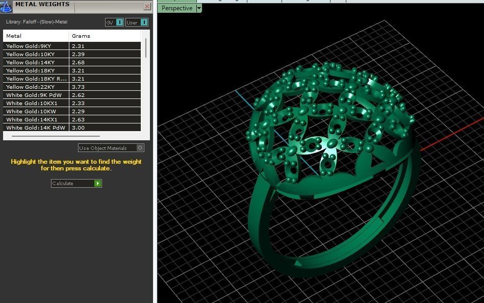 STL 3DM Women Ring Womens Ring Diamonds With Stone Model 3D print model_1