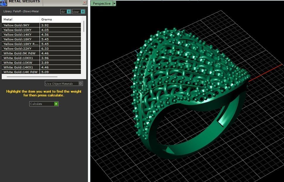 STL 3DM Women Ring Womens Ring Diamonds With Stone Model 3D print model_1