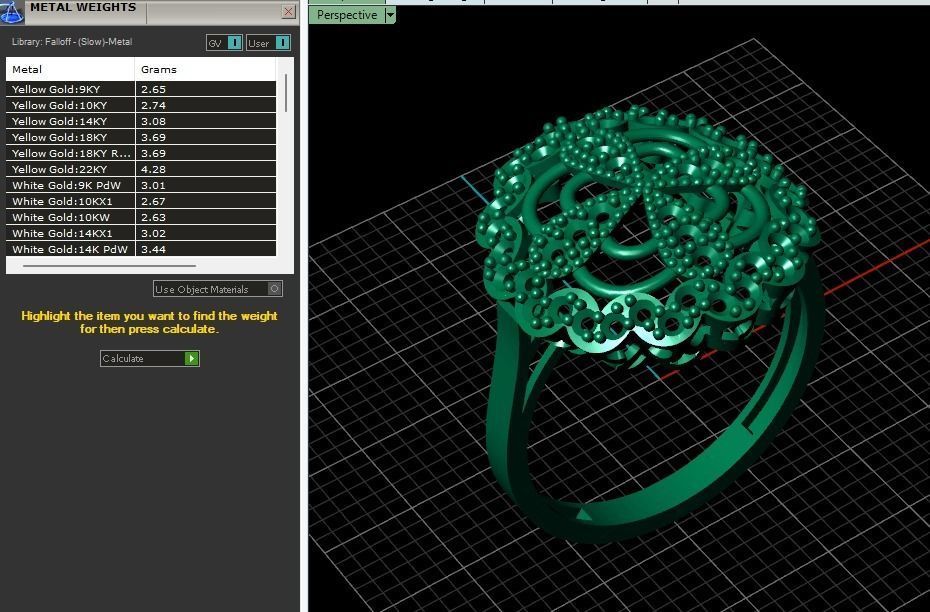 STL 3DM Women Ring Womens Ring Diamonds With Stone Model 3D print model_1