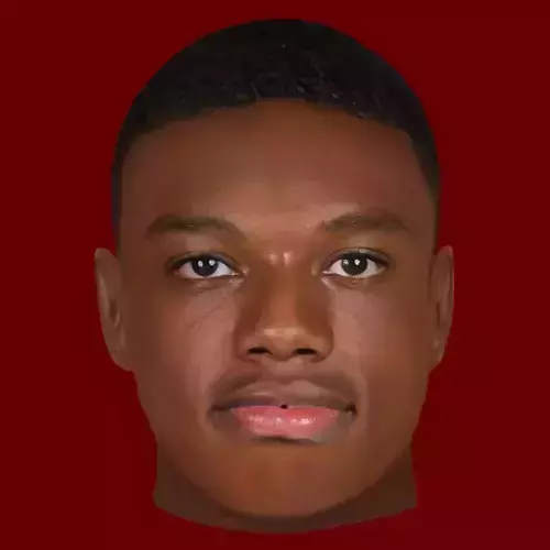 Tyrell Malacia Head - Low poly head for game