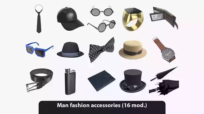 Man fashion accessories