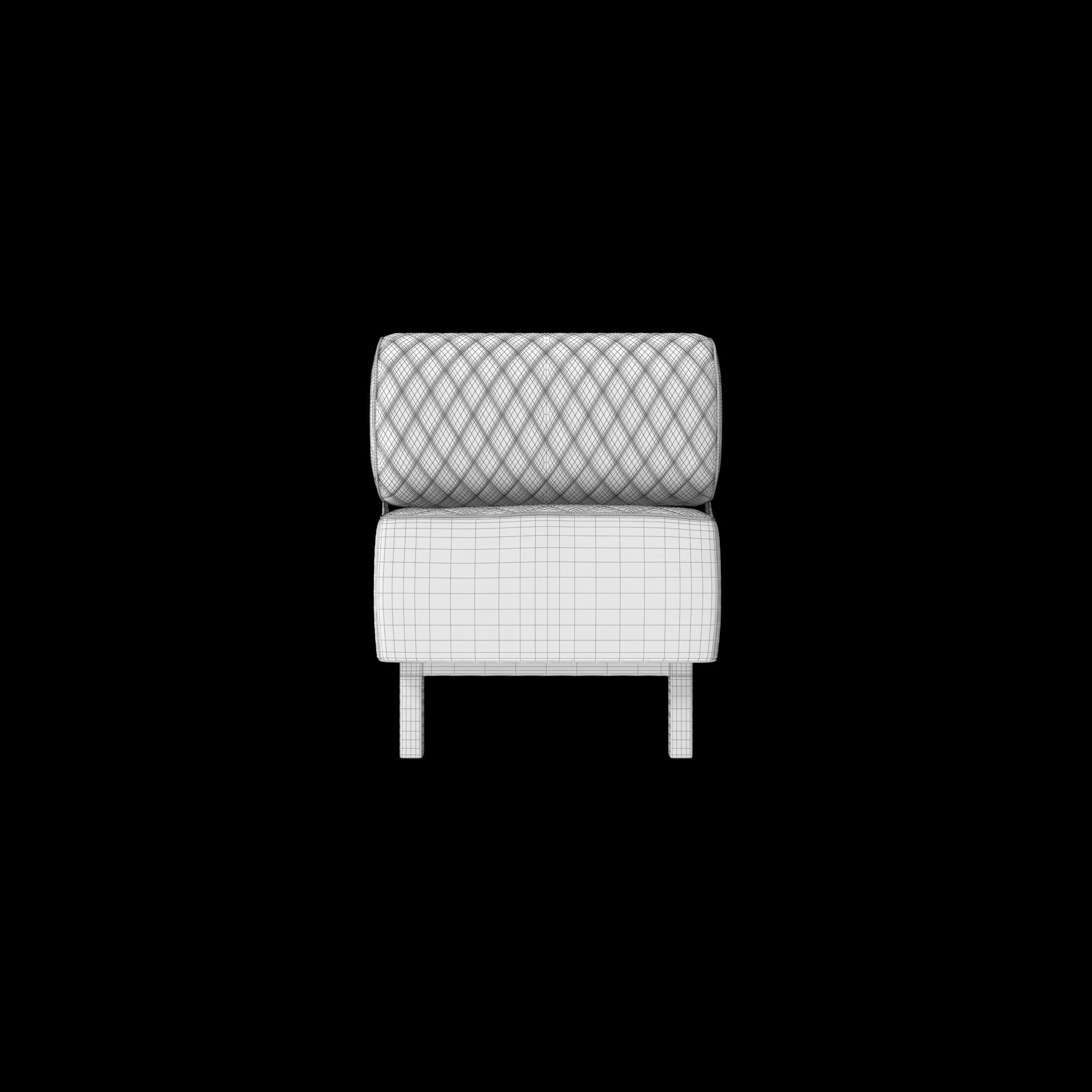 Banquette Infinity Bench Giorgio Collection Low-poly 3D model_19