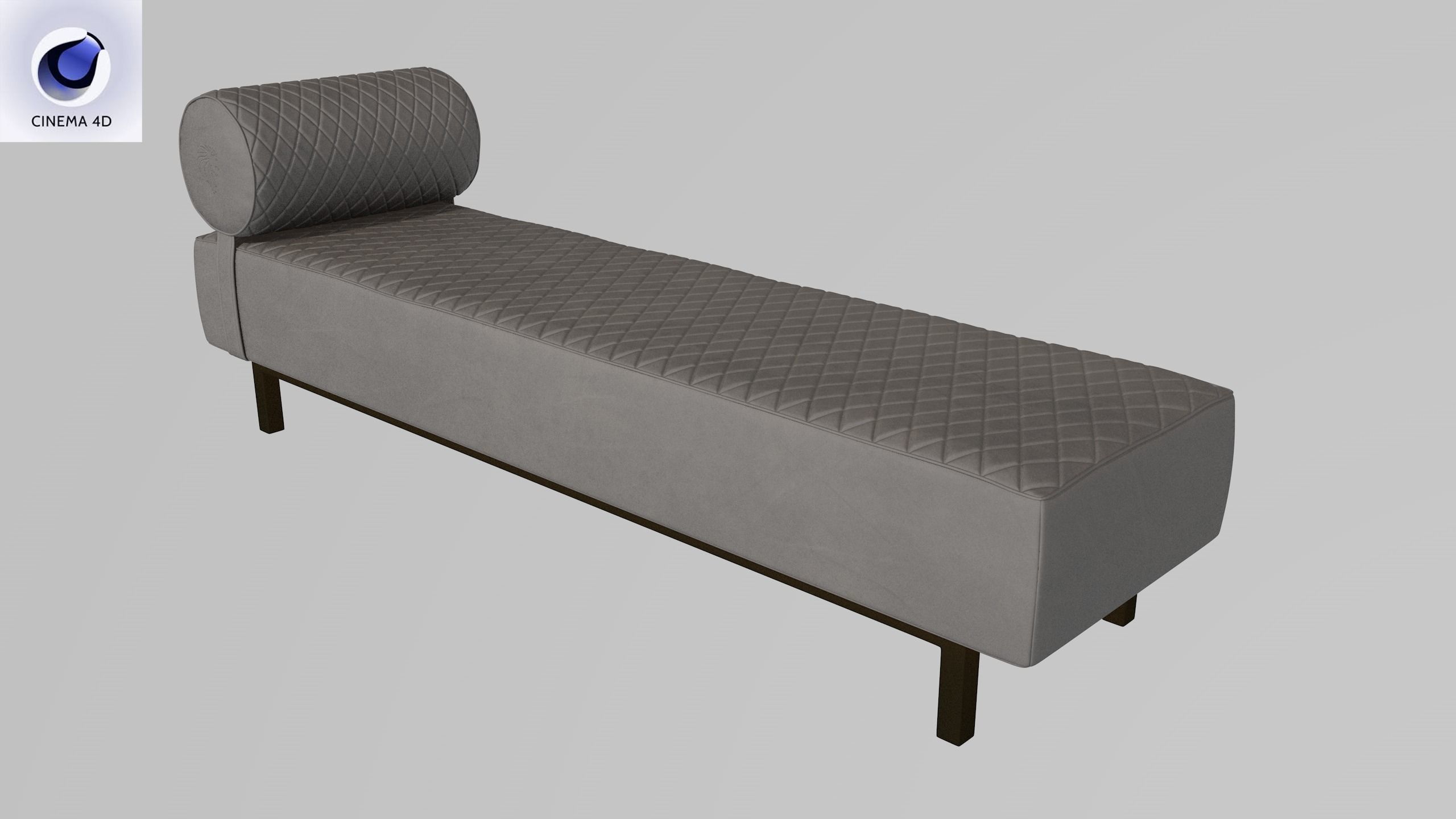Banquette Infinity Bench Giorgio Collection Low-poly 3D model_28