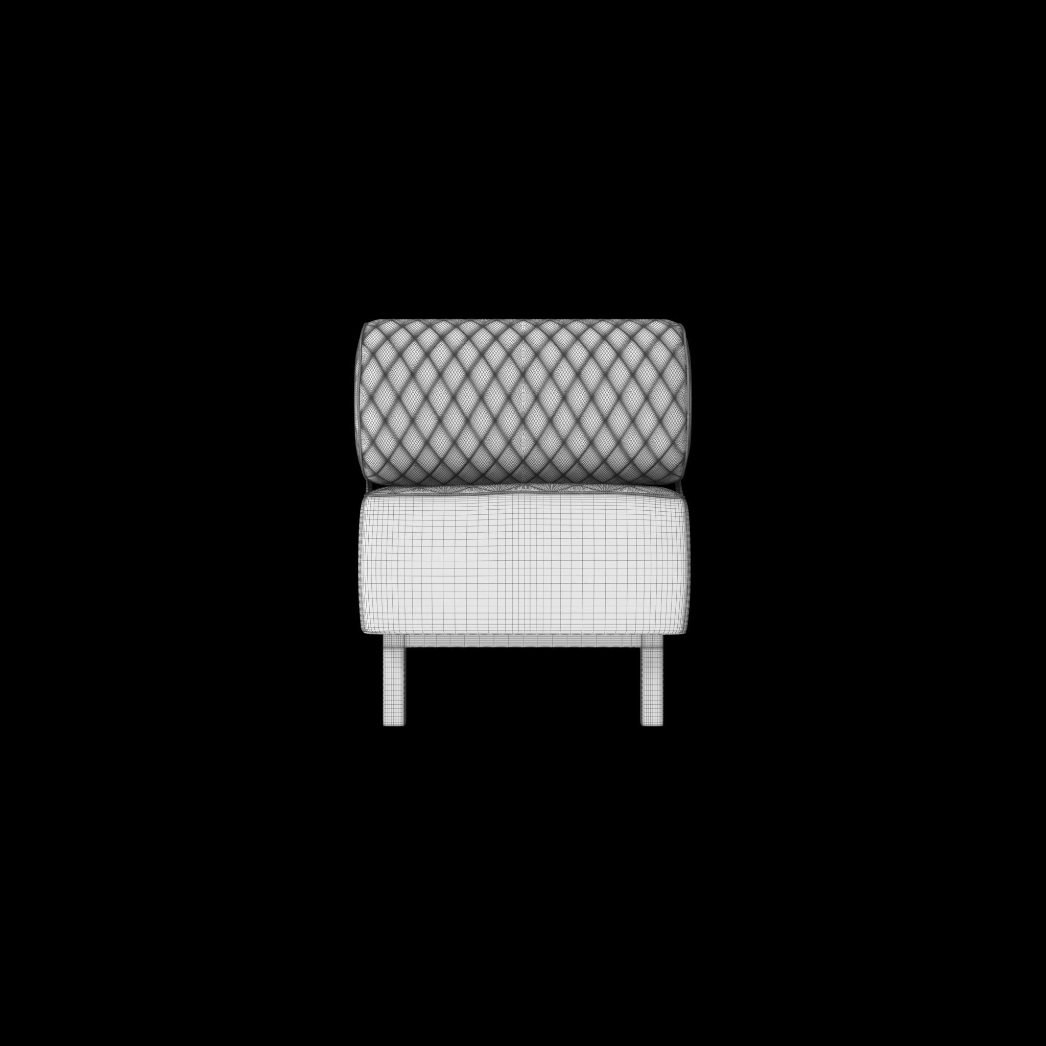 Banquette Infinity Bench Giorgio Collection Low-poly 3D model_20