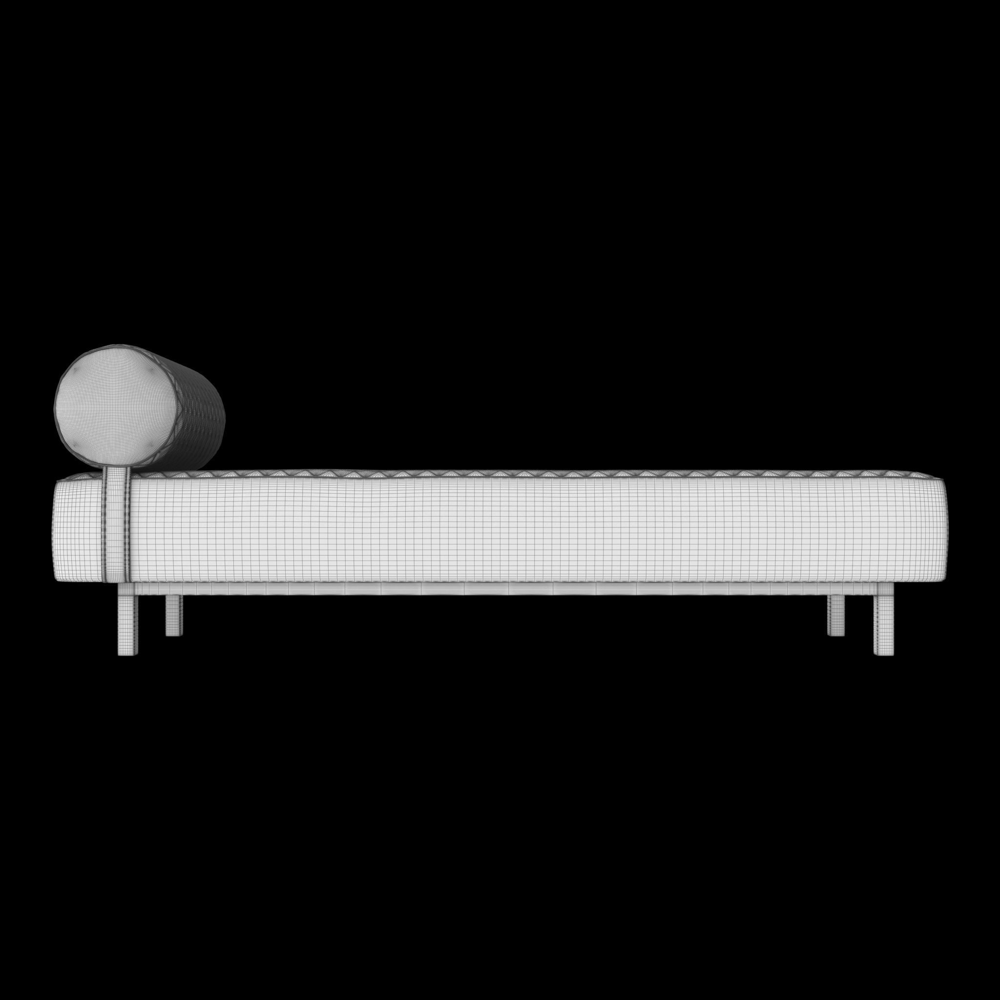 Banquette Infinity Bench Giorgio Collection Low-poly 3D model_11