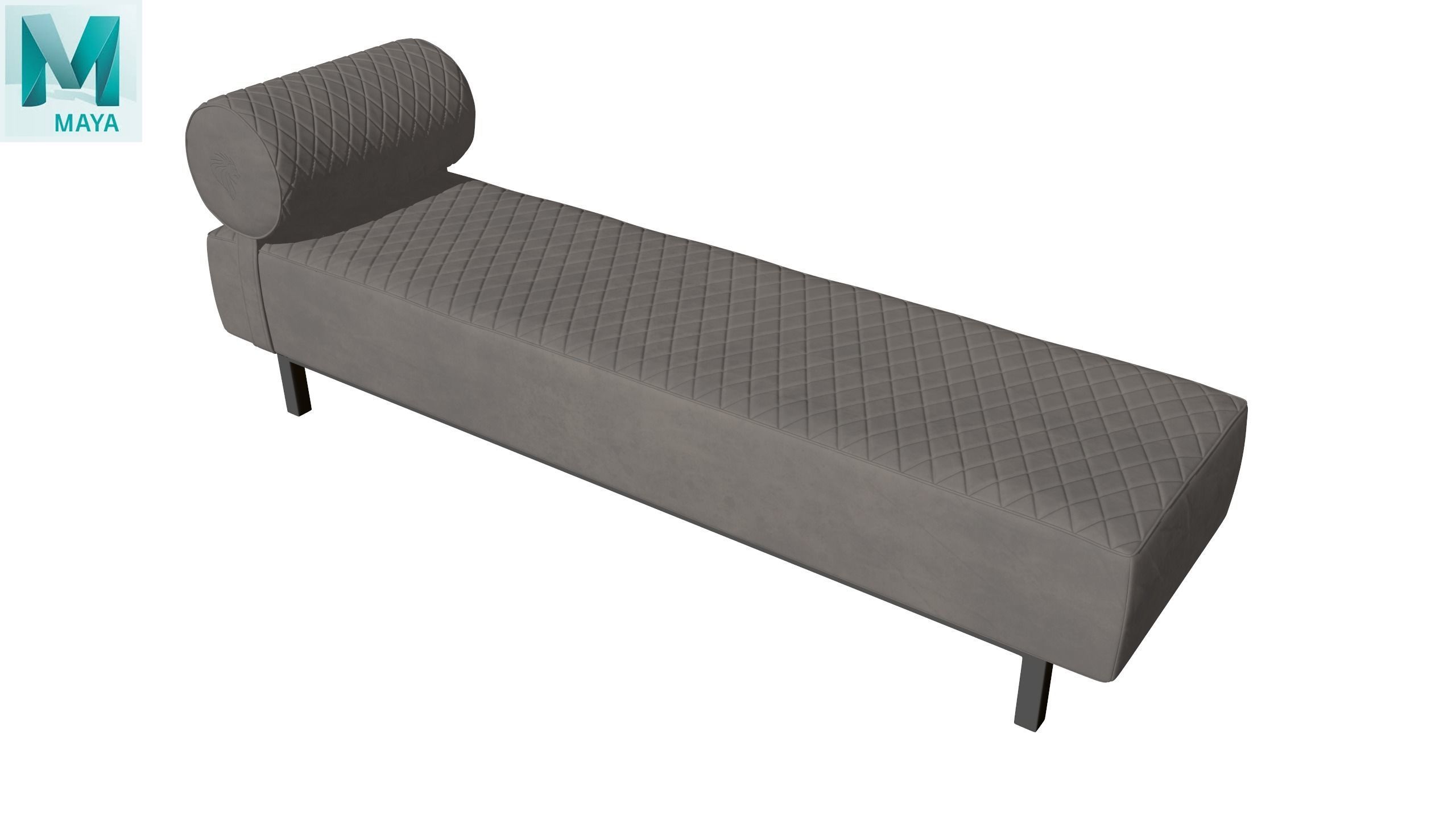 Banquette Infinity Bench Giorgio Collection Low-poly 3D model_26