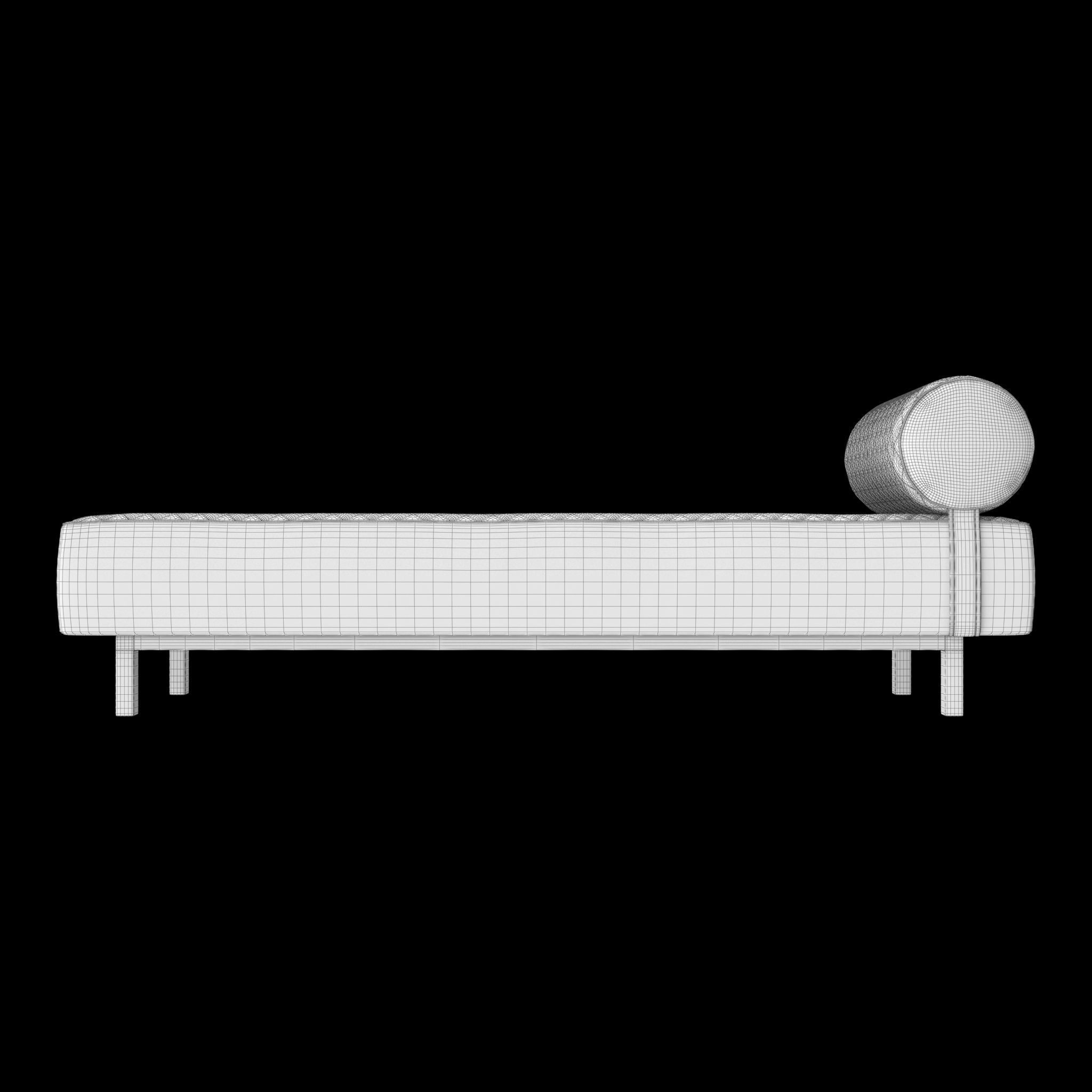 Banquette Infinity Bench Giorgio Collection Low-poly 3D model_16