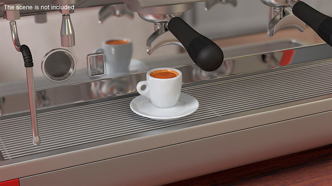 Lavazza Espresso Coffee Cup 3D model 3