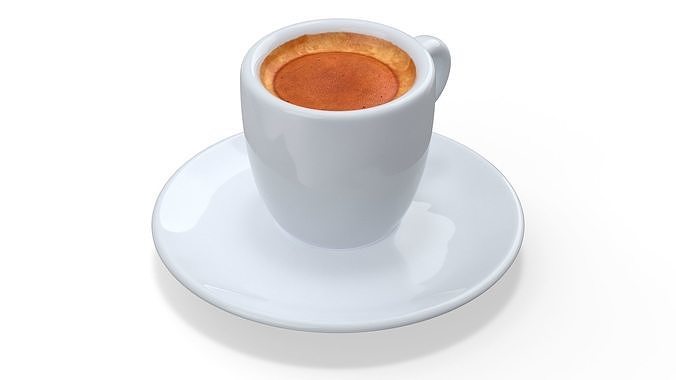 Lavazza Espresso Coffee Cup 3D model 6