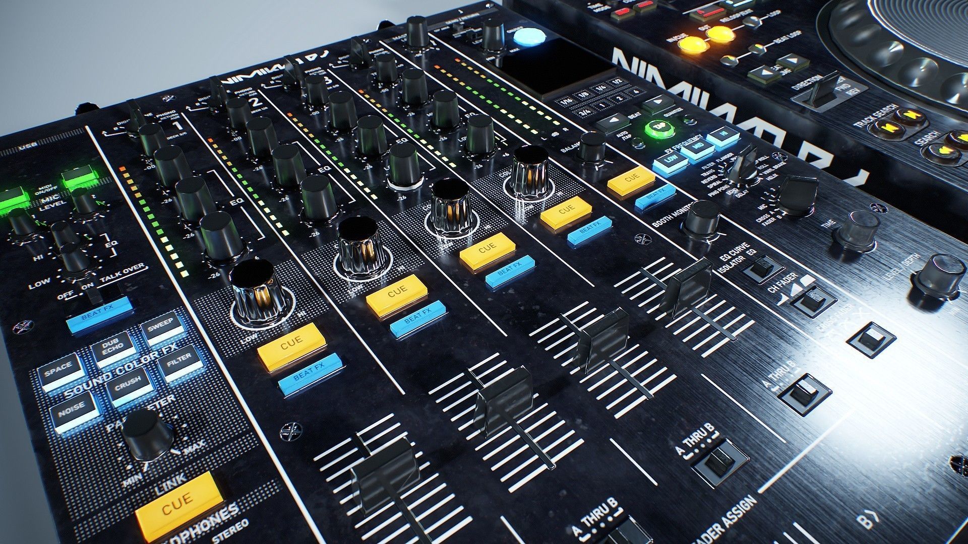 DJ Equipment - Game Ready Assets Low-poly 3D model_6