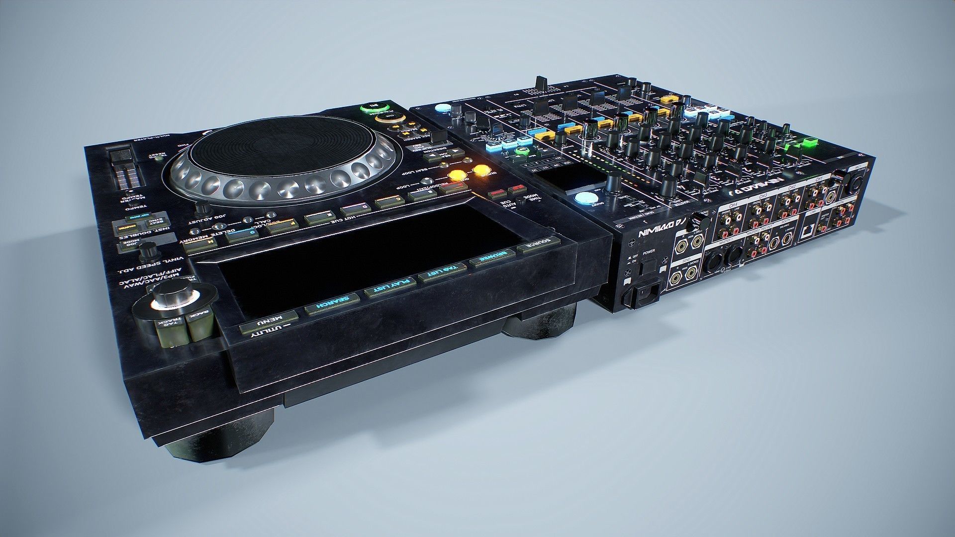 DJ Equipment - Game Ready Assets Low-poly 3D model_3