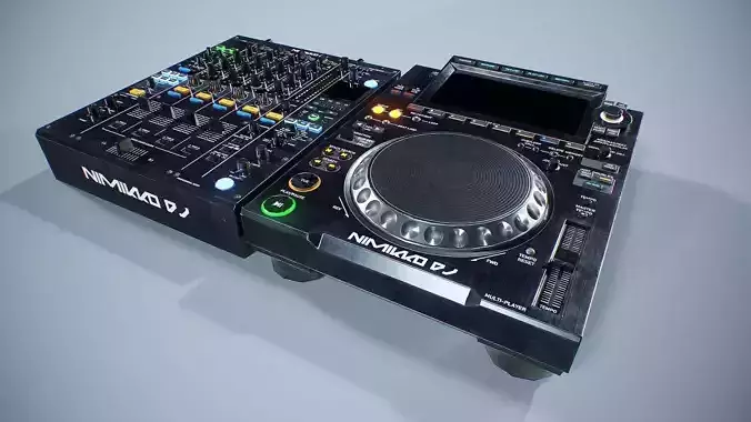 DJ Equipment - Game Ready Assets Low-poly 3D model
