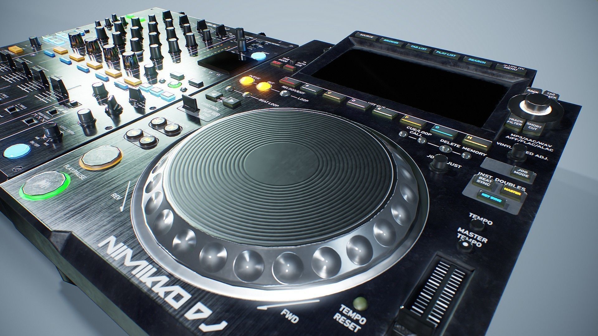 DJ Equipment - Game Ready Assets Low-poly 3D model_7
