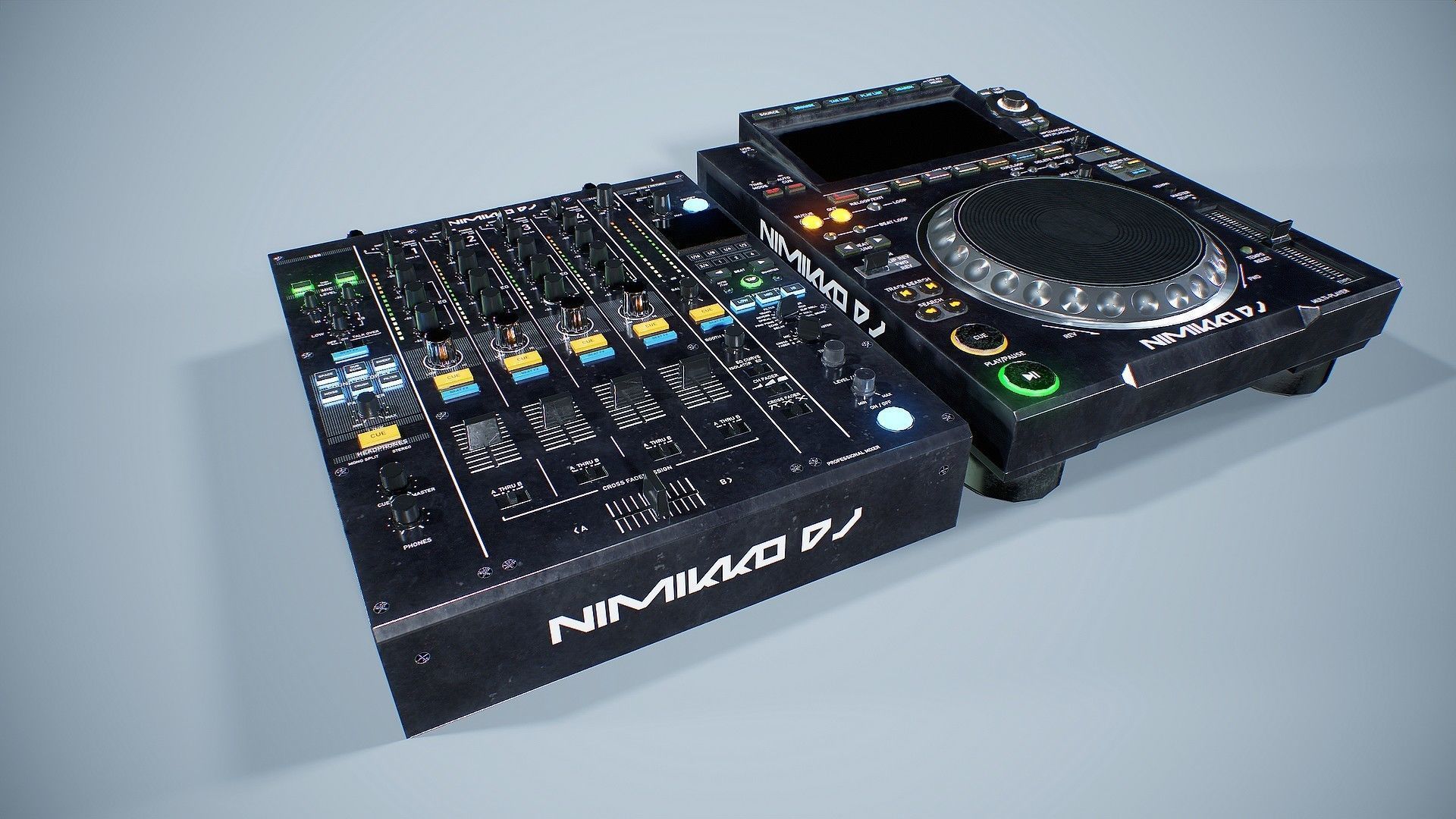 DJ Equipment - Game Ready Assets Low-poly 3D model_2