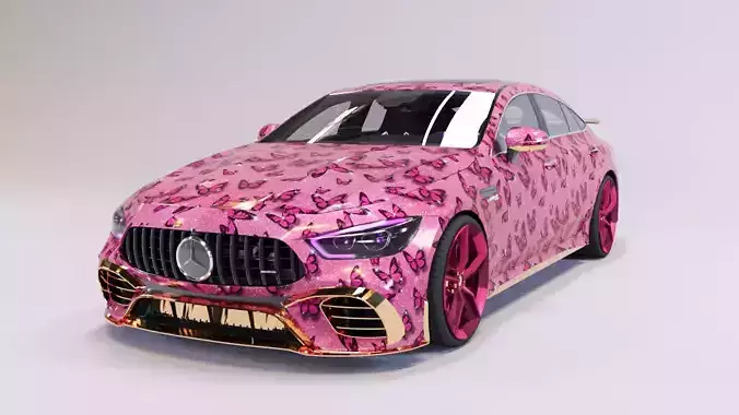 butterfly Mercedes AMG GT 63 S luxury