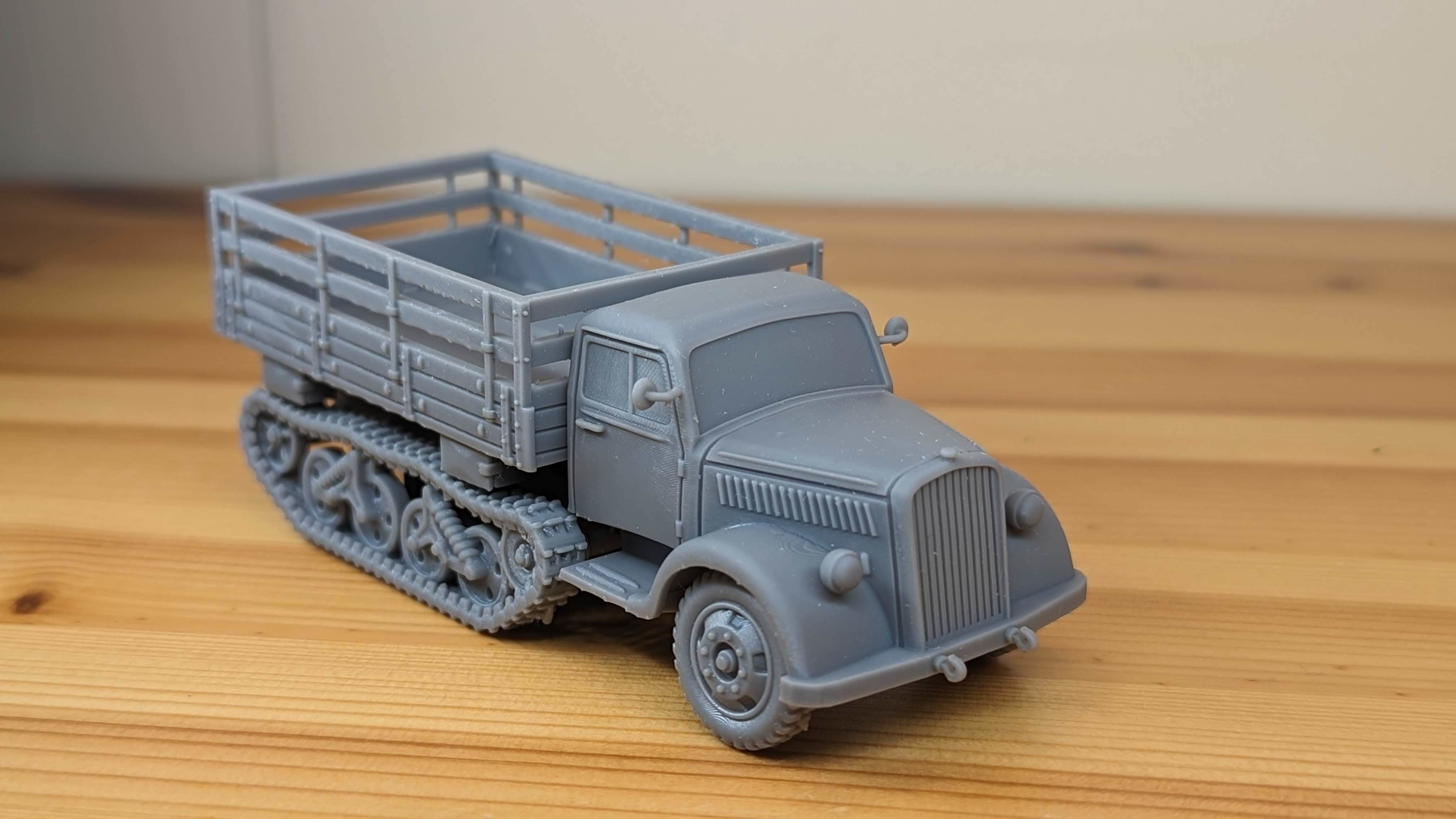 Half-track Sd-Kfz-3 Opel Maultier - Germany - WW2 3D print model_2