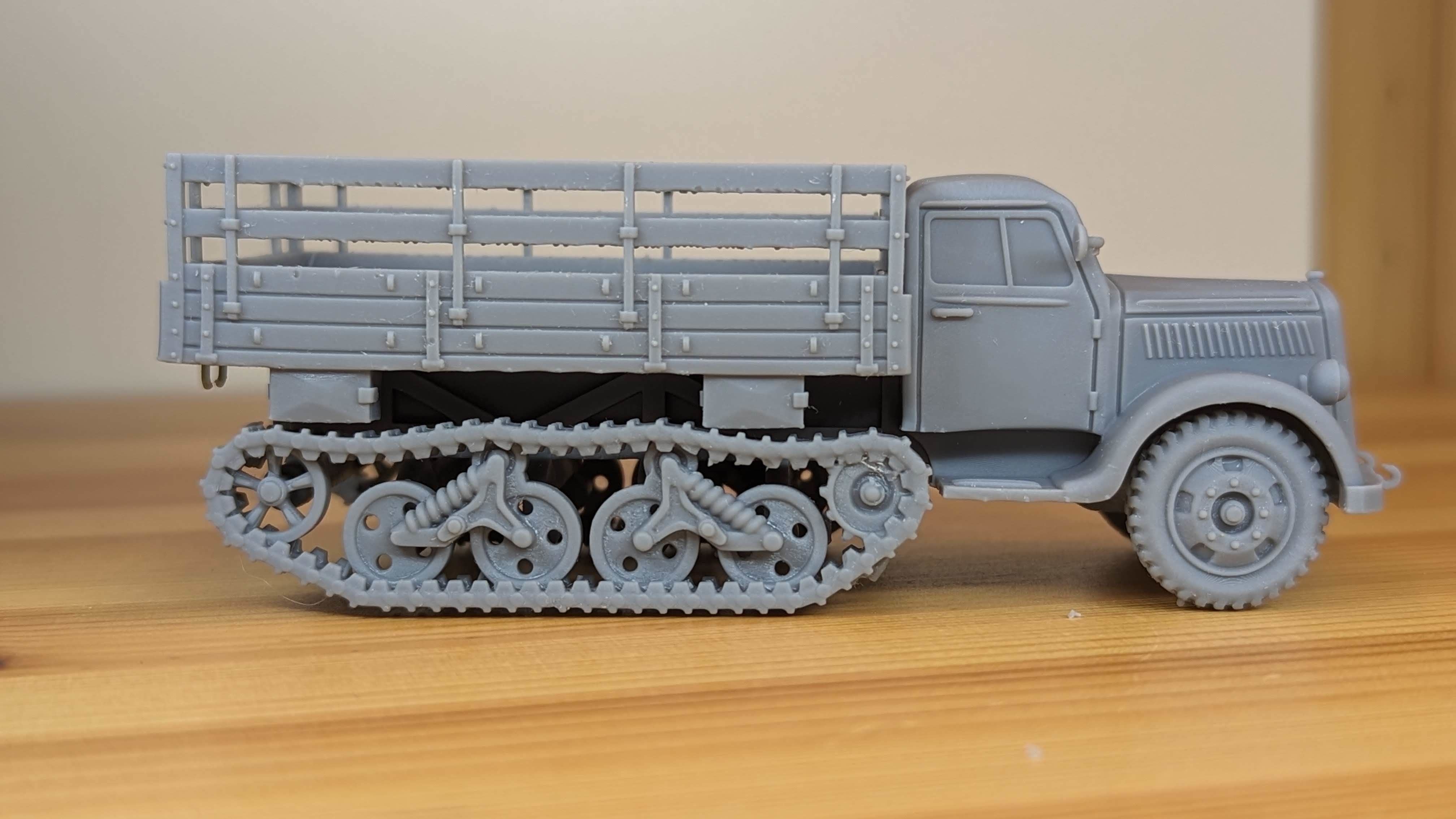 Half-track Sd-Kfz-3 Opel Maultier - Germany - WW2 3D print model_1
