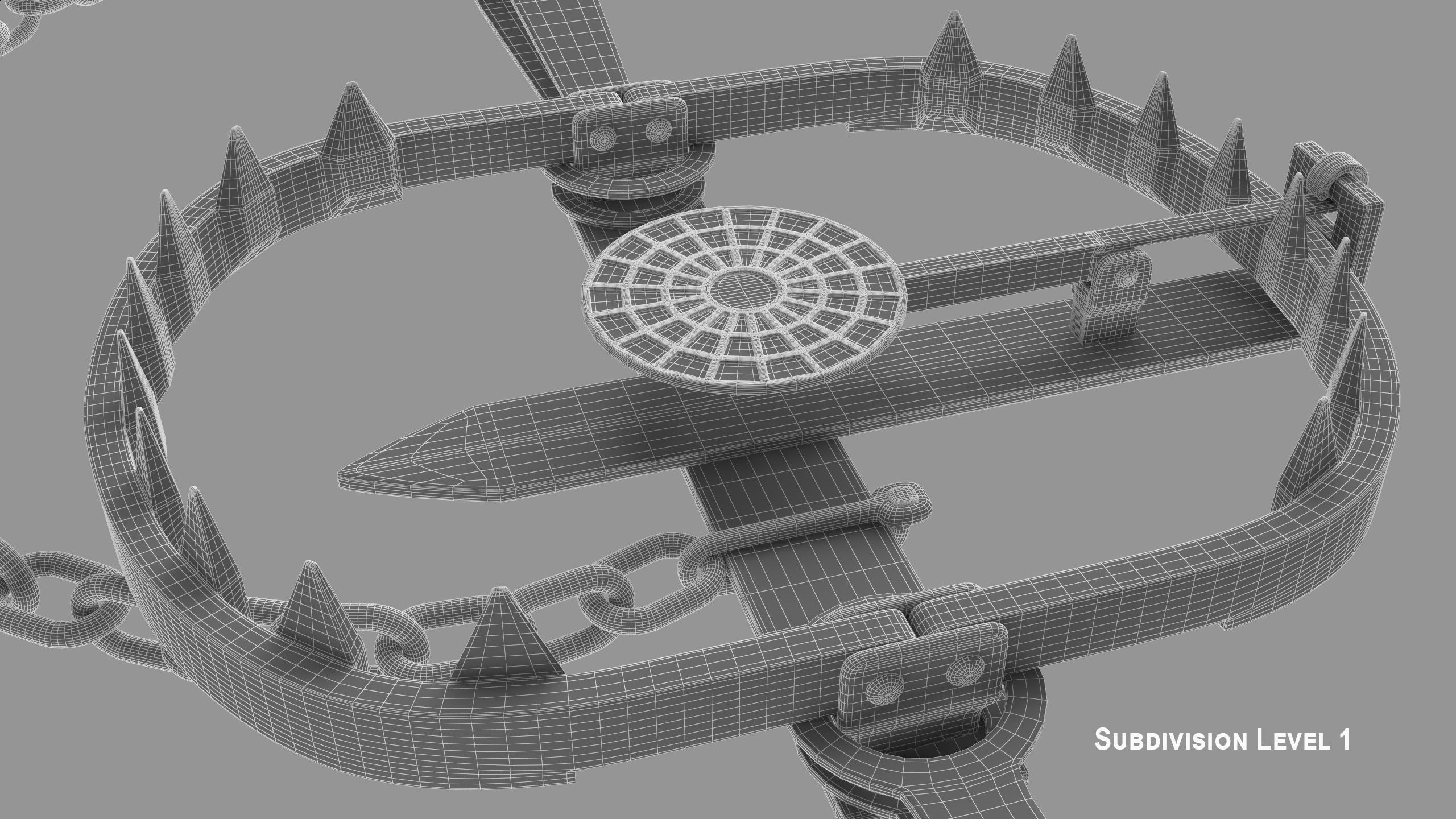 Bear Trap 3D model_16