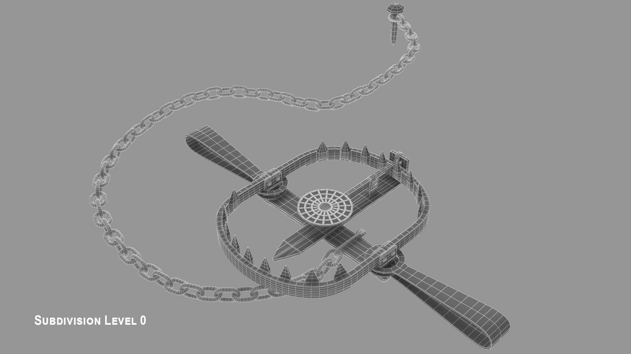 Bear Trap 3D model_9