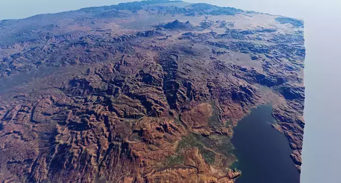 Realistic Terrain 19 3D model