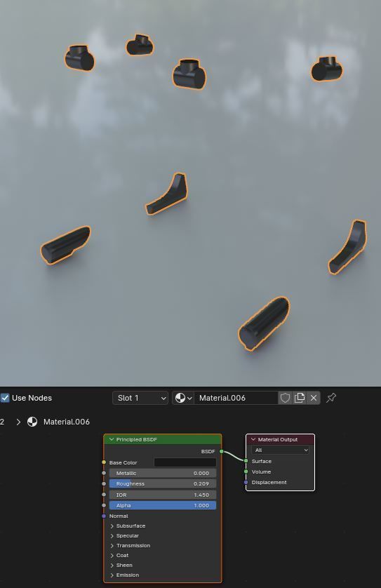 Wooden Shell Chair 3D model_25