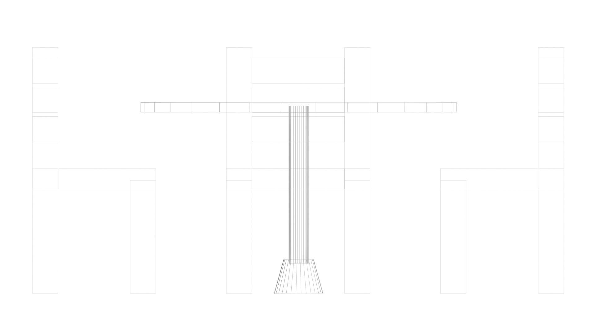 Low Poly Game Ready Table and Chairs Low-poly 3D model_13