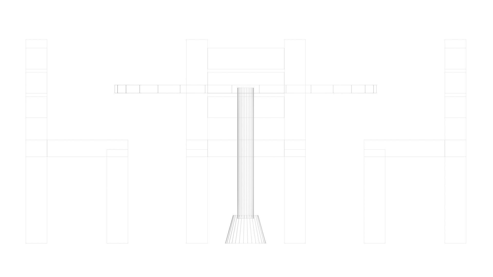 Low Poly Game Ready Table and Chairs Low-poly 3D model_16