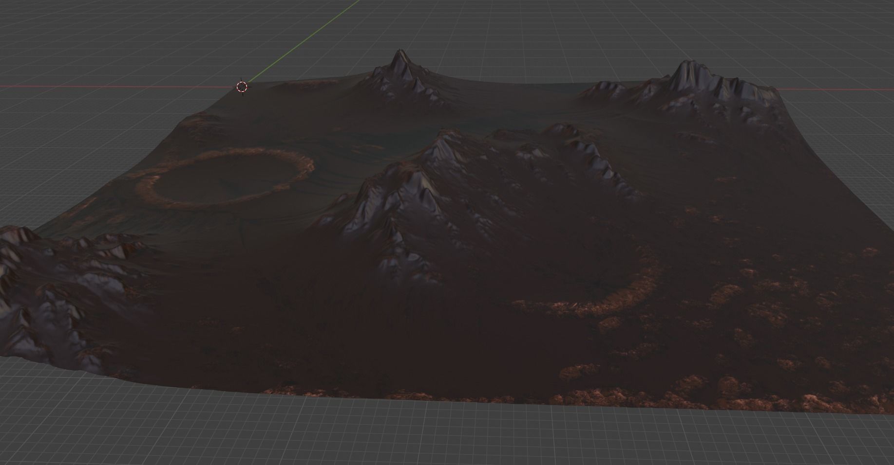 Mars Terrain 3D model_1