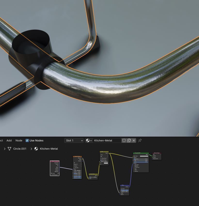  Wooden Shell Chair And Metal Base Oval Wood Table 3D Model Collection_16