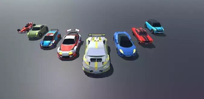 Low Poly Racing Pack