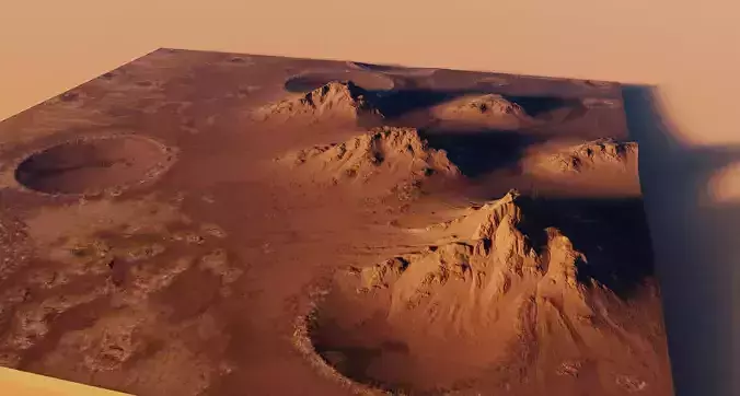 Mars Terrain 4 3D model