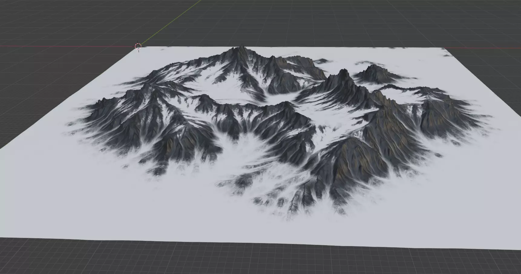 Snow Mountain Free 3D model_0
