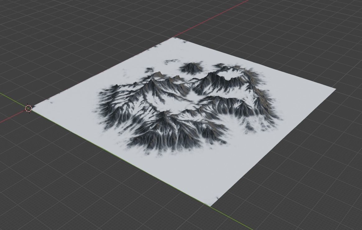 Snow Mountain Free 3D model_1