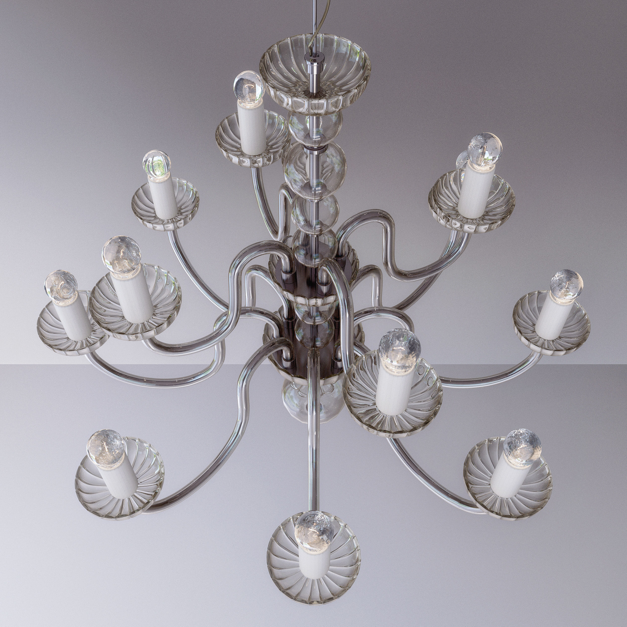Evoque Chandelier from Italamp 3D model_3