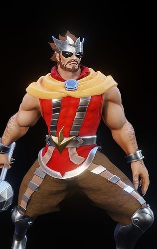 Gorgon the Inhuman 3D model