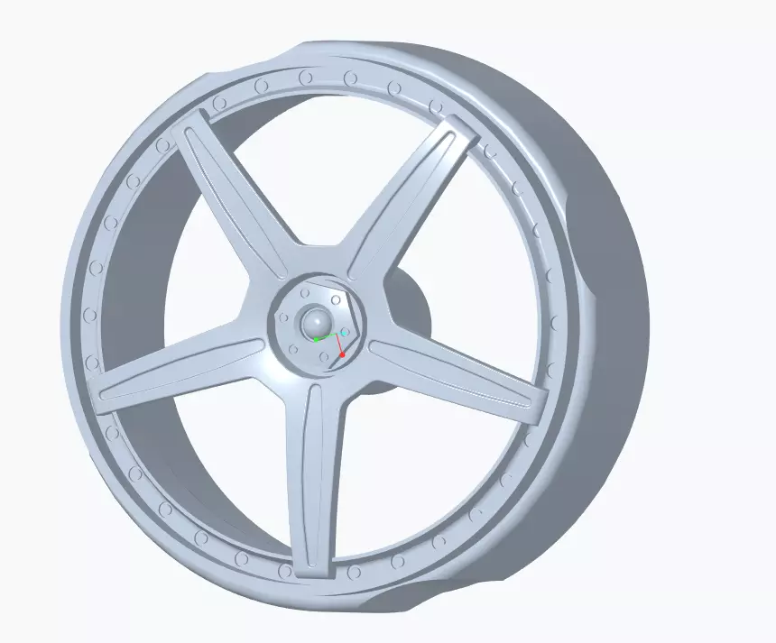 Wheel for 1-18 RC car  3D print model_0