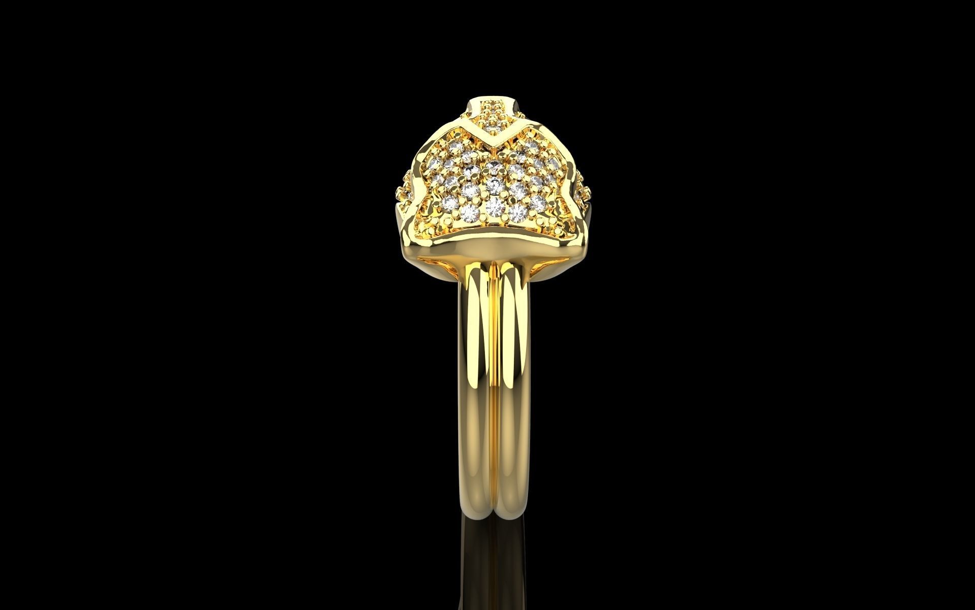  PANTHERE DE CARTIER Ring 3D print model_2