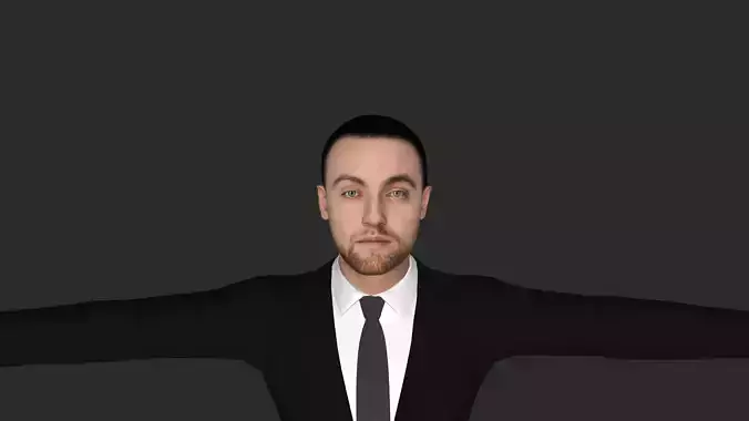 Mac Miller Hyper Realistic Full Body Rigged Character