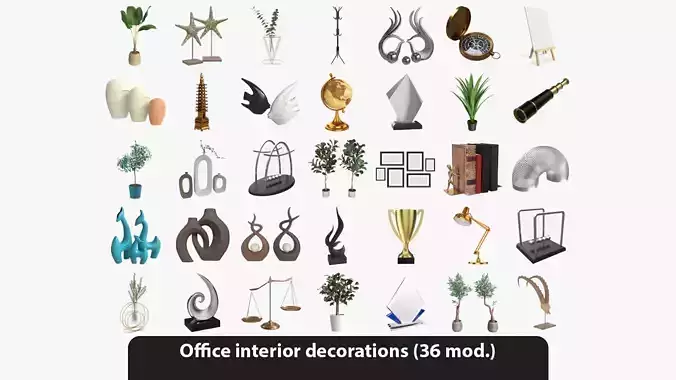Office interior decorations
