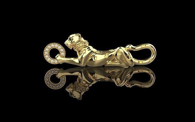 Panther Pendant Original 3D print model
