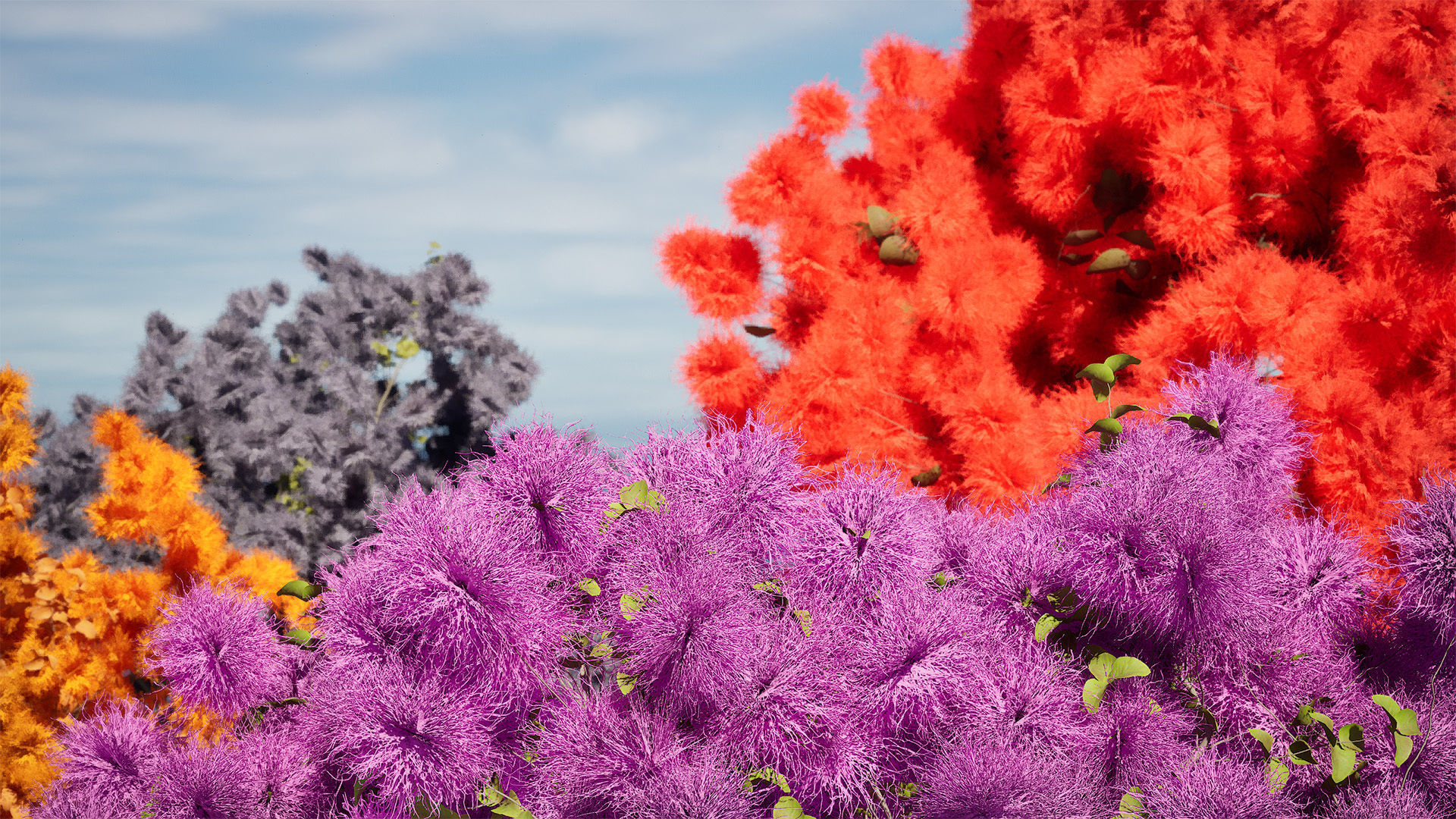 Smoke Trees 3d Pack 3D model_2