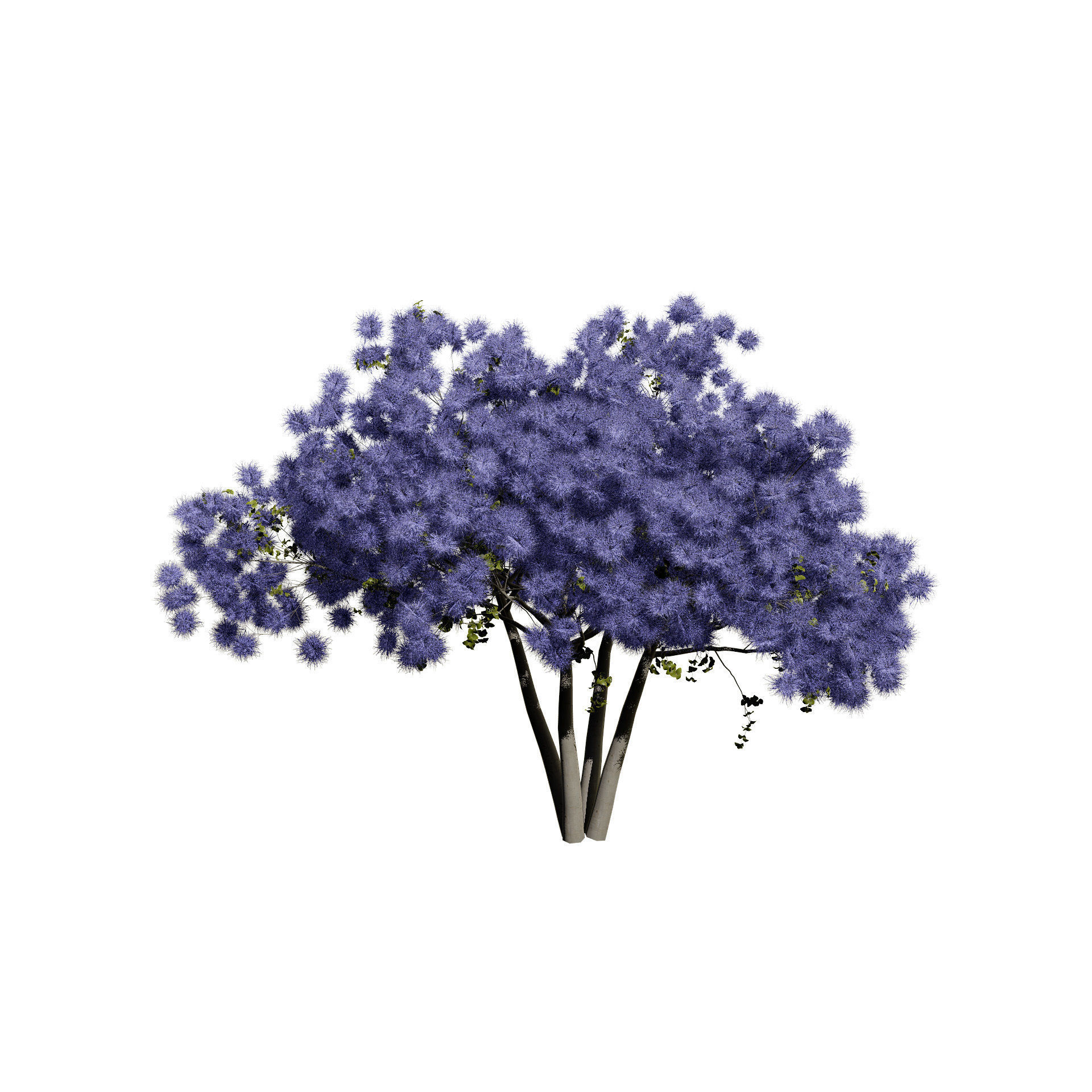 Smoke Trees 3d Pack 3D model_4
