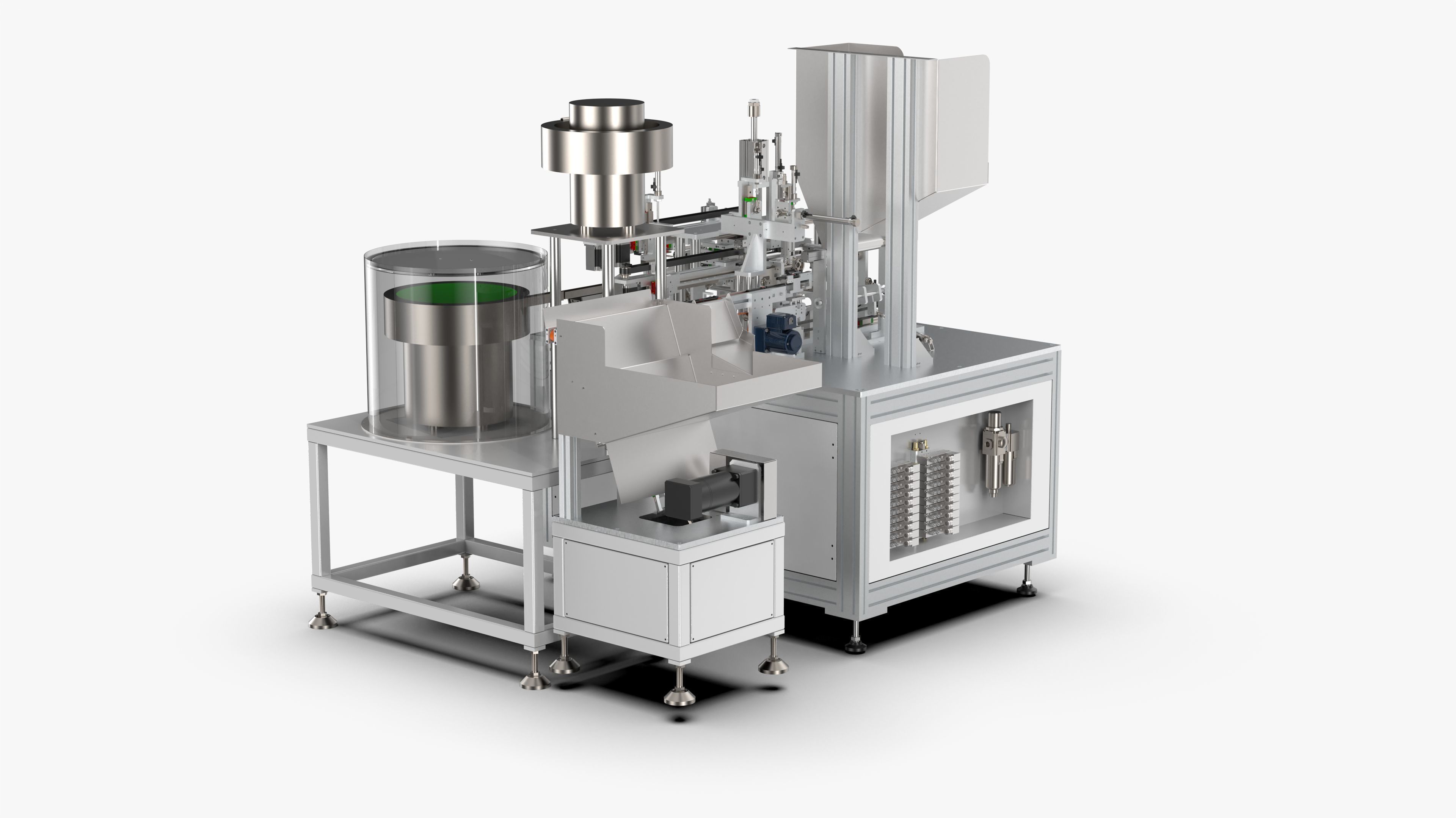 Automatic Toilet Cover Sleeve Button Assembly Machine 3D model_2