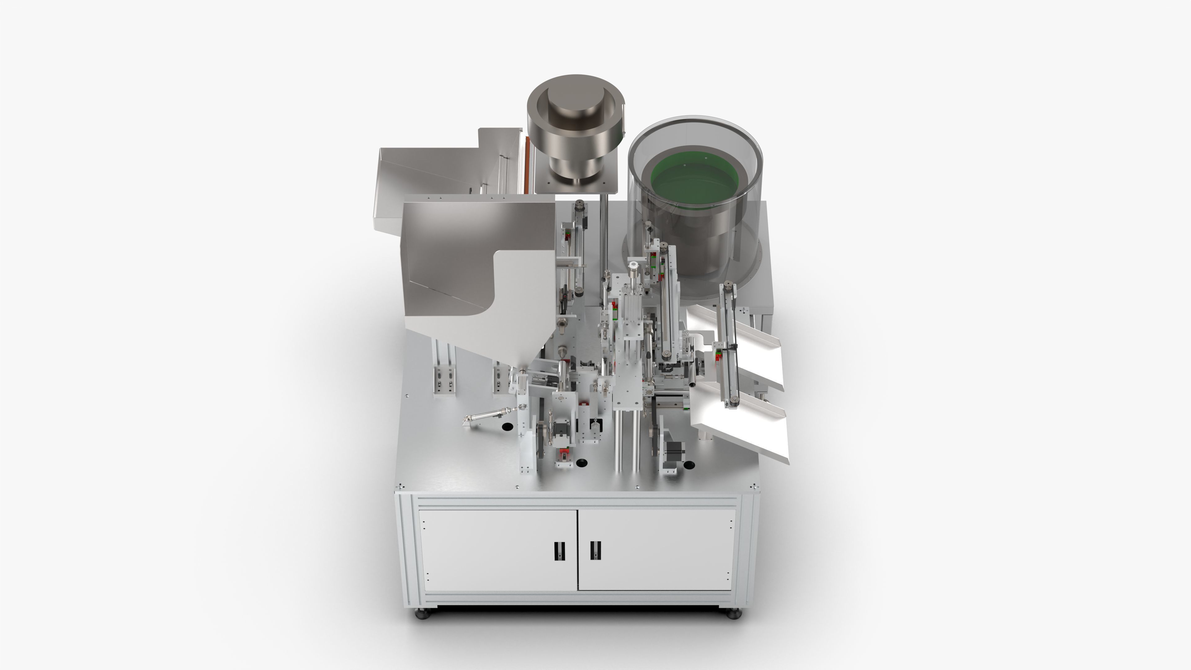 Automatic Toilet Cover Sleeve Button Assembly Machine 3D model_12