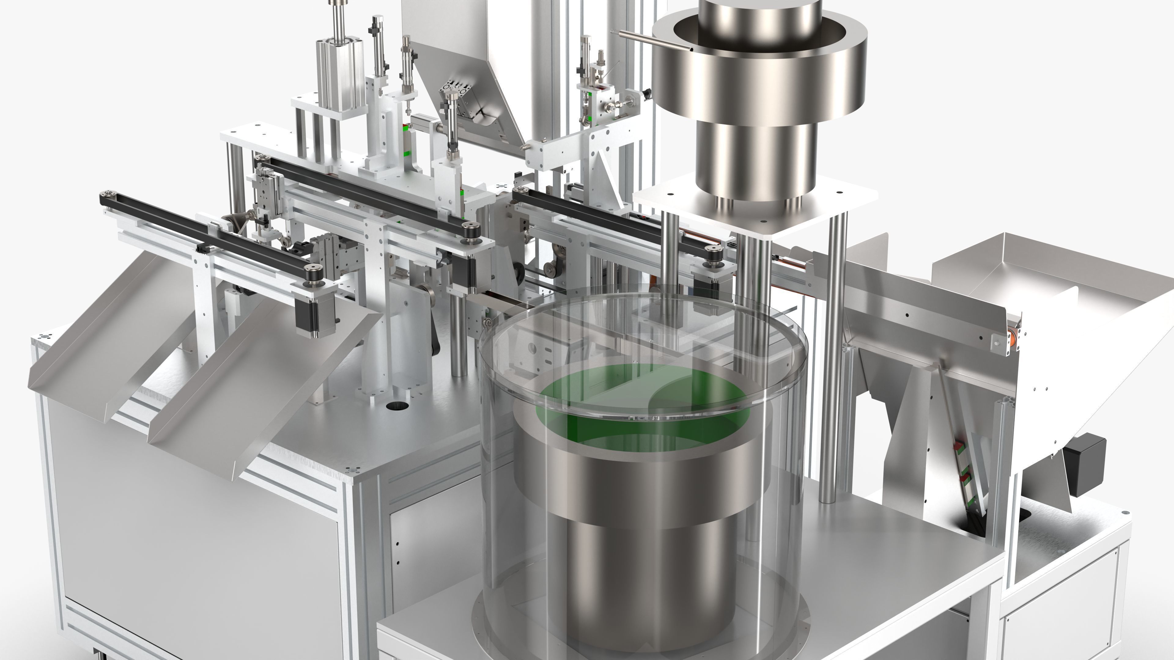 Automatic Toilet Cover Sleeve Button Assembly Machine 3D model_14